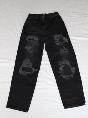 BDG Black Ripped Boyfriend Jeans